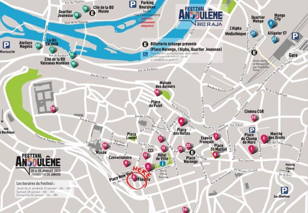 Maison + Parking Prive Au Coeur Angouleme 60M2 Eksteriør bilde